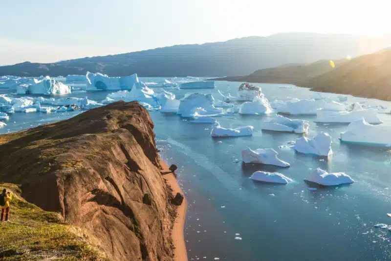 Icebergs in Greenland