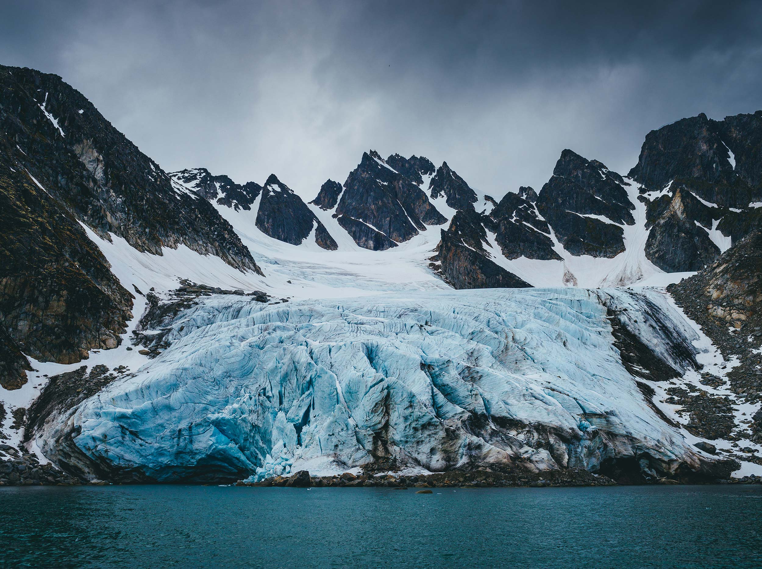 Glacier-in-Svalbard-Quark Glacier in Svalbard