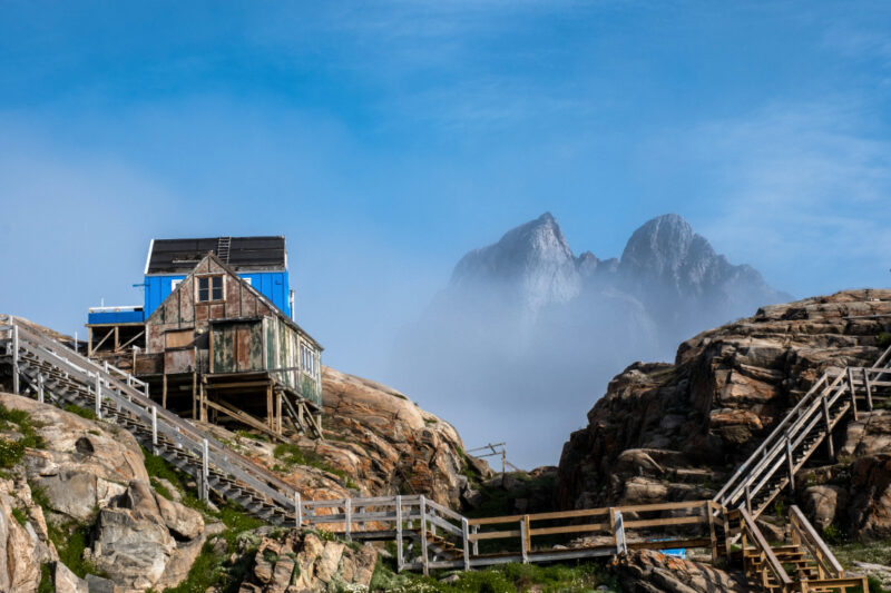 Inuit town in Greenland