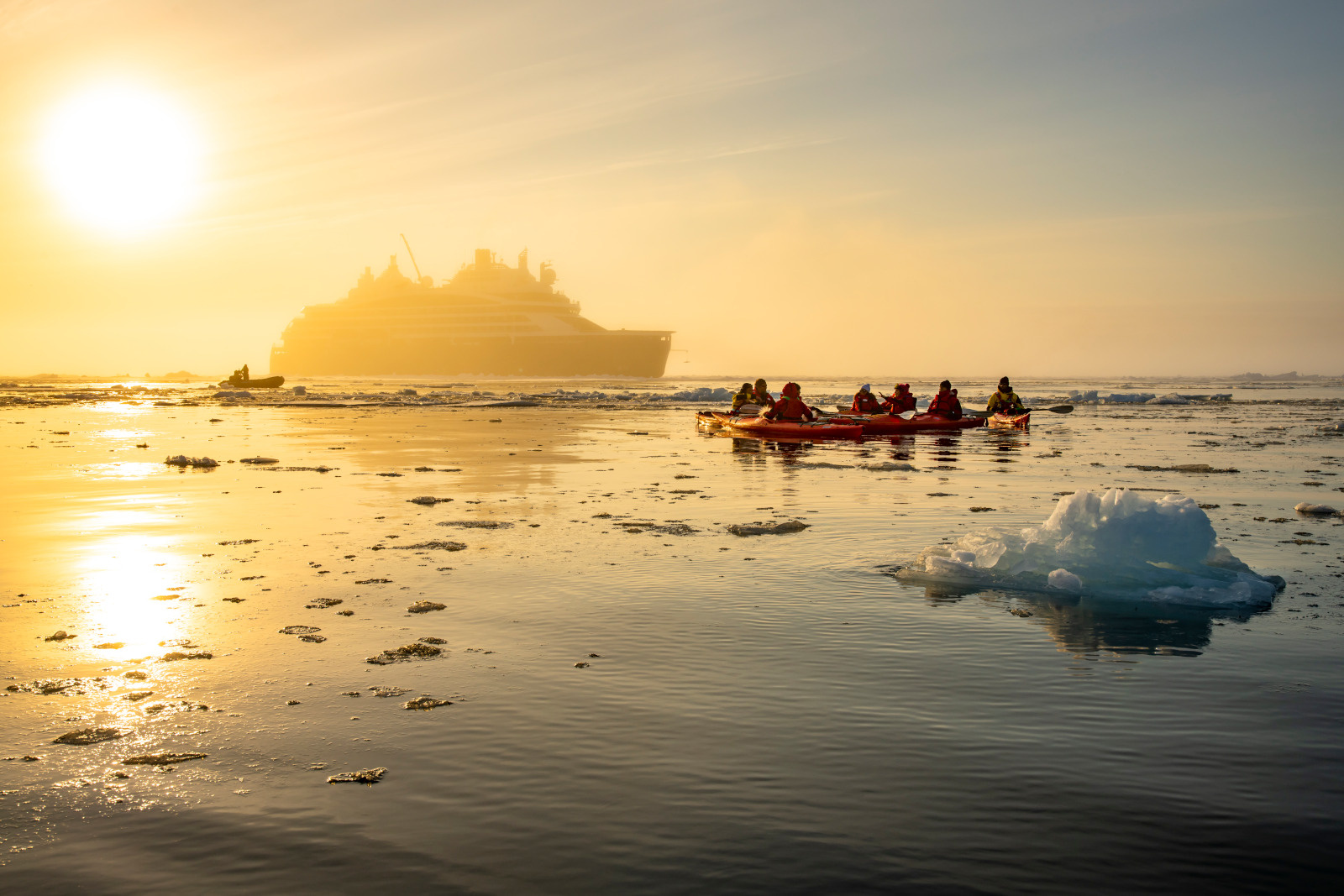 Kayaking-in-East-Greenland-PONANT Kayaks in Greenland