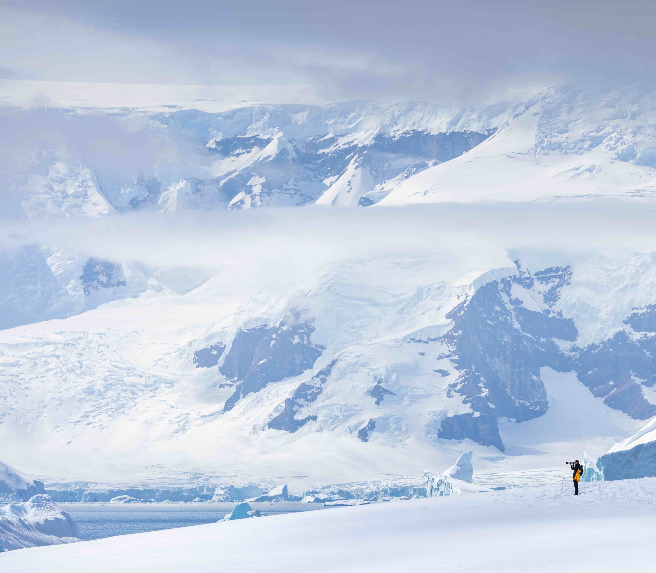 Passengers-in-Antarctica guest exploring Antarctica