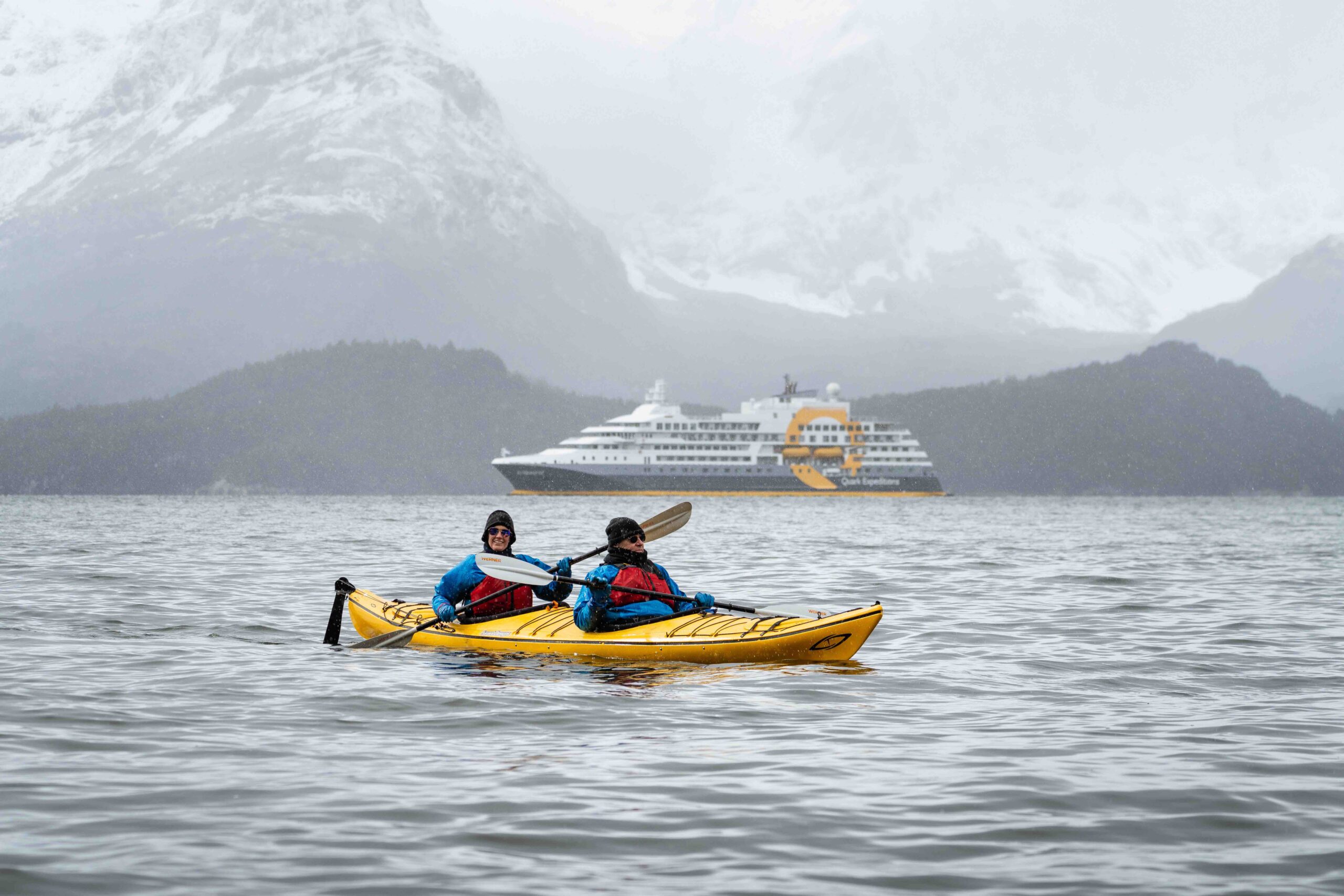 Patagonia-Sea-Kayaking-Ultramarine-Quark kayaking in Patagonia on Ultramarine ship