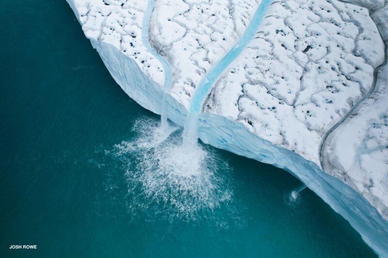 waterfall in Svalbard