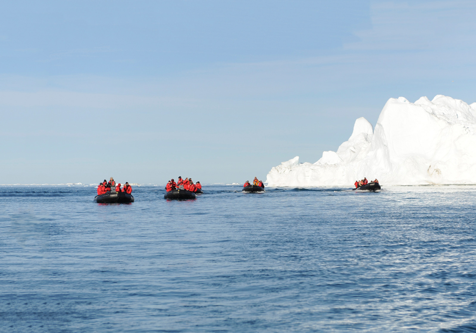 Zodiacs-in-Greenland-PONANT Zodiacs in Greenland