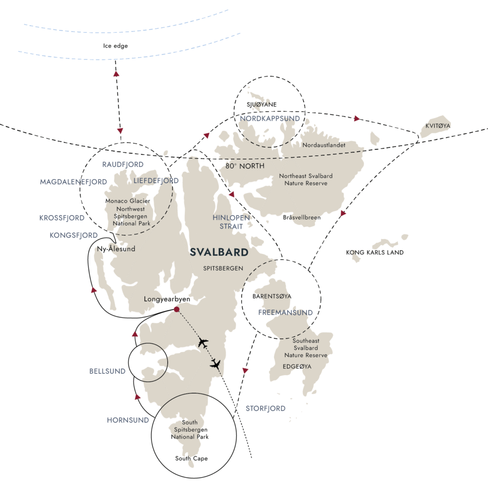 example 14 day Svalbard itinerary
