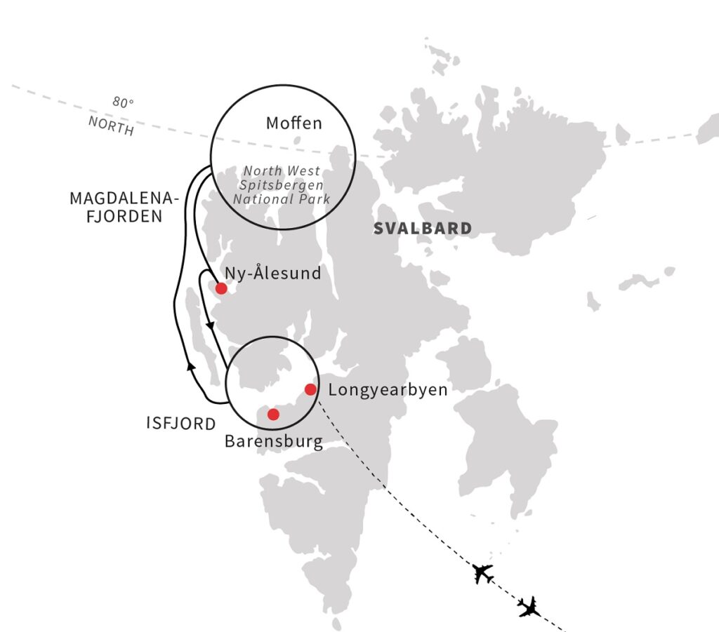 example 7 day svalbard cruise duration