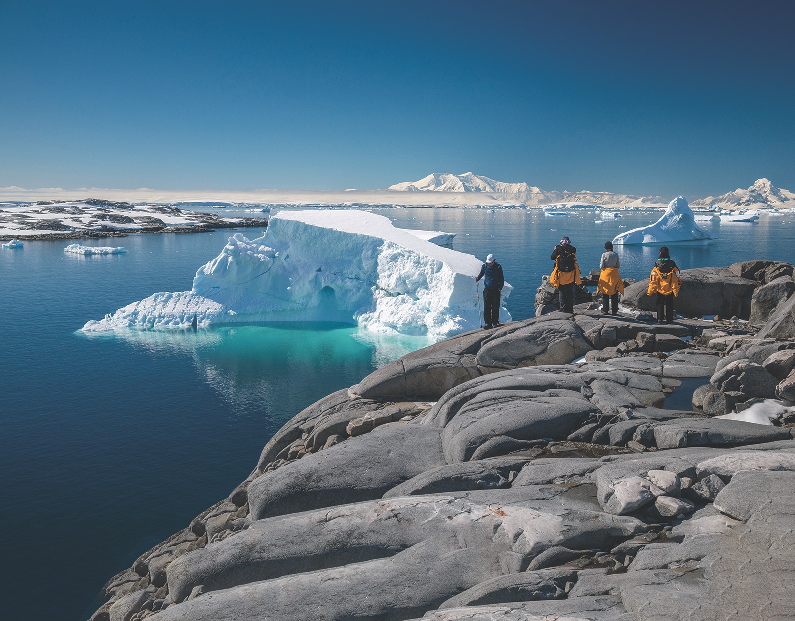 pax-port-charcot-quark people looking over Point Charcot