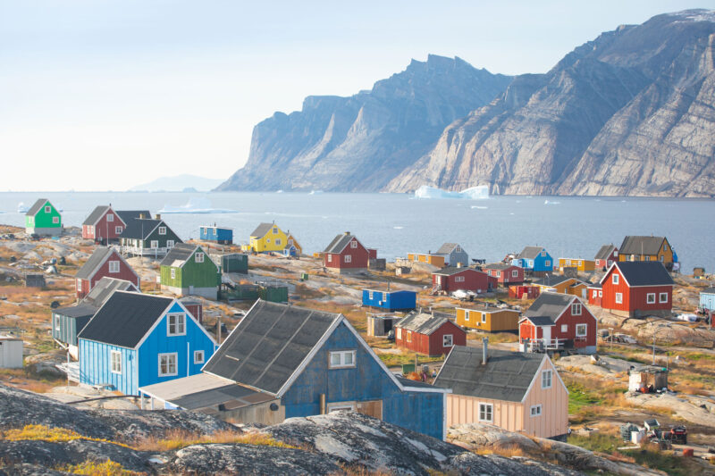 village in East Greenland